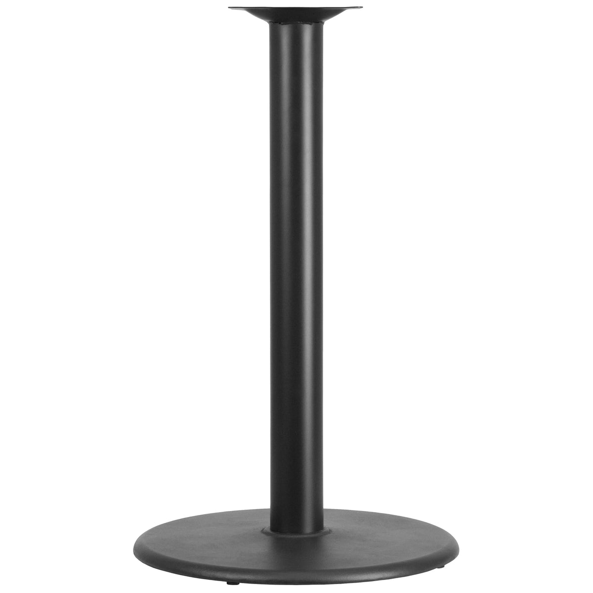 Flash Furniture XU-TR24 Cast Iron Table Base, 500 lb. Capacity, Black - 42"
