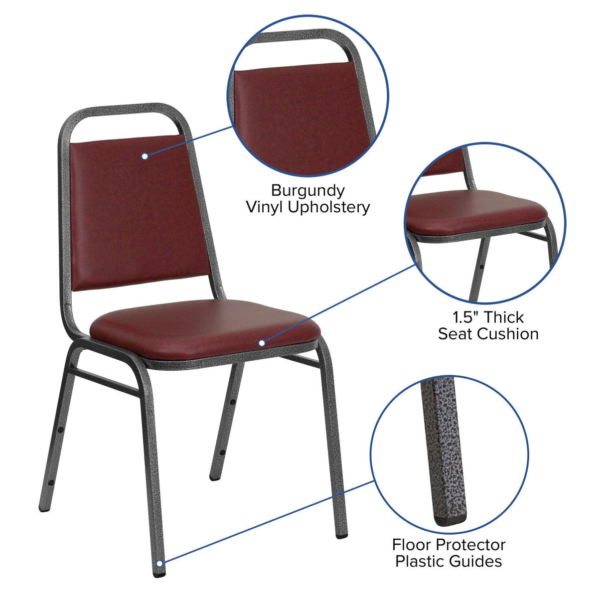 Flash Furniture FD-BHF Banquet Chair, 17 1/2" Wide - photo 3