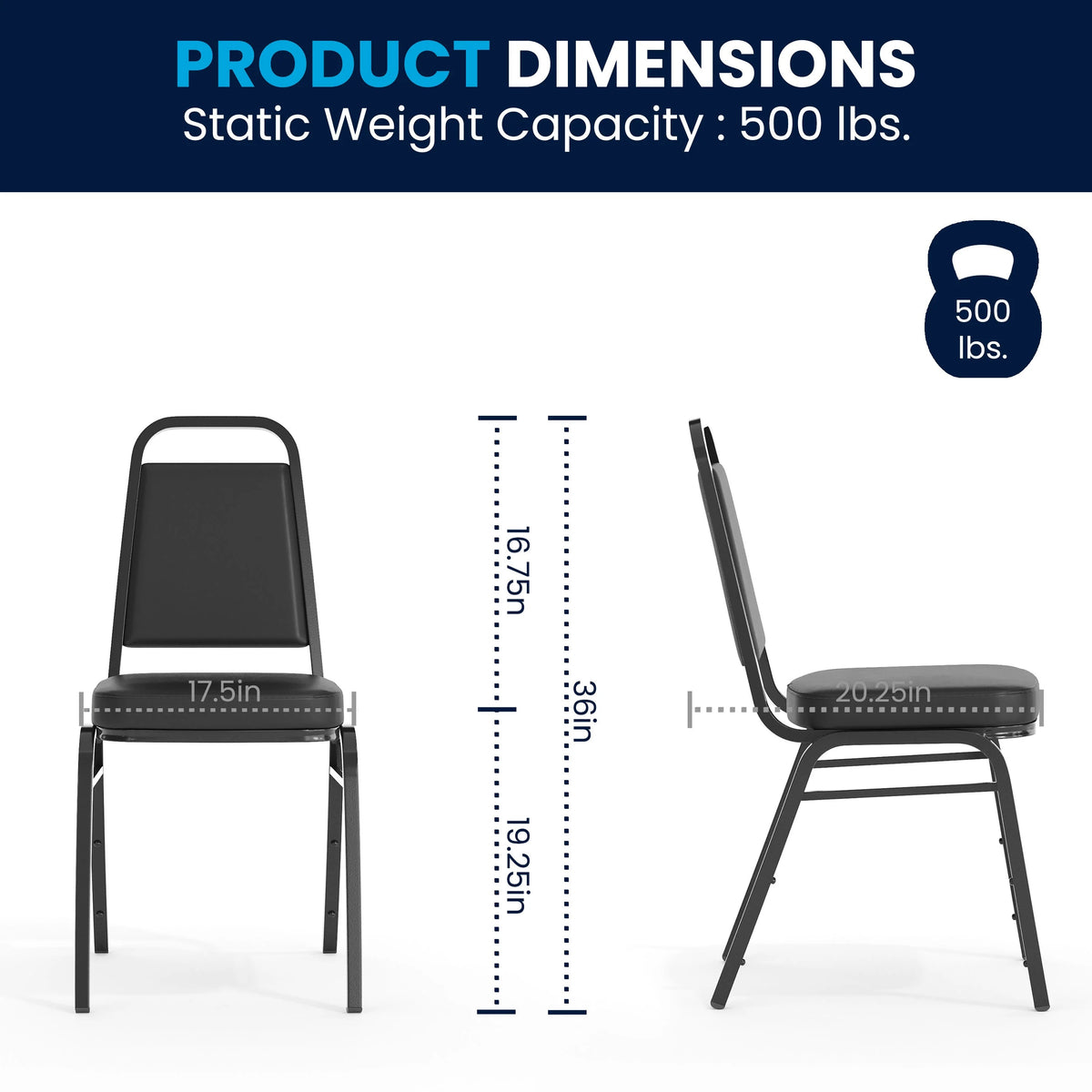 Flash Furniture FD-BHF Banquet Chair, 17 1/2" Wide - photo 9