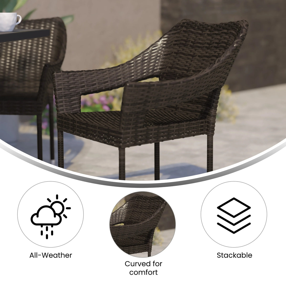 Flash Furniture TT-TT02 Chair, 23 1/2" Wide - photo 3