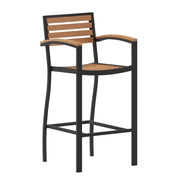 Flash Furniture XU-DG-HW6036B Bar Stool, 45" High - 22"