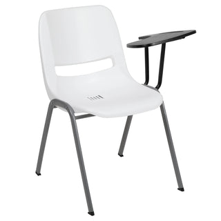 Flash Furniture RUT-EO1-WH-LTAB-GG Plastic Chair, 21" Wide - Default Title