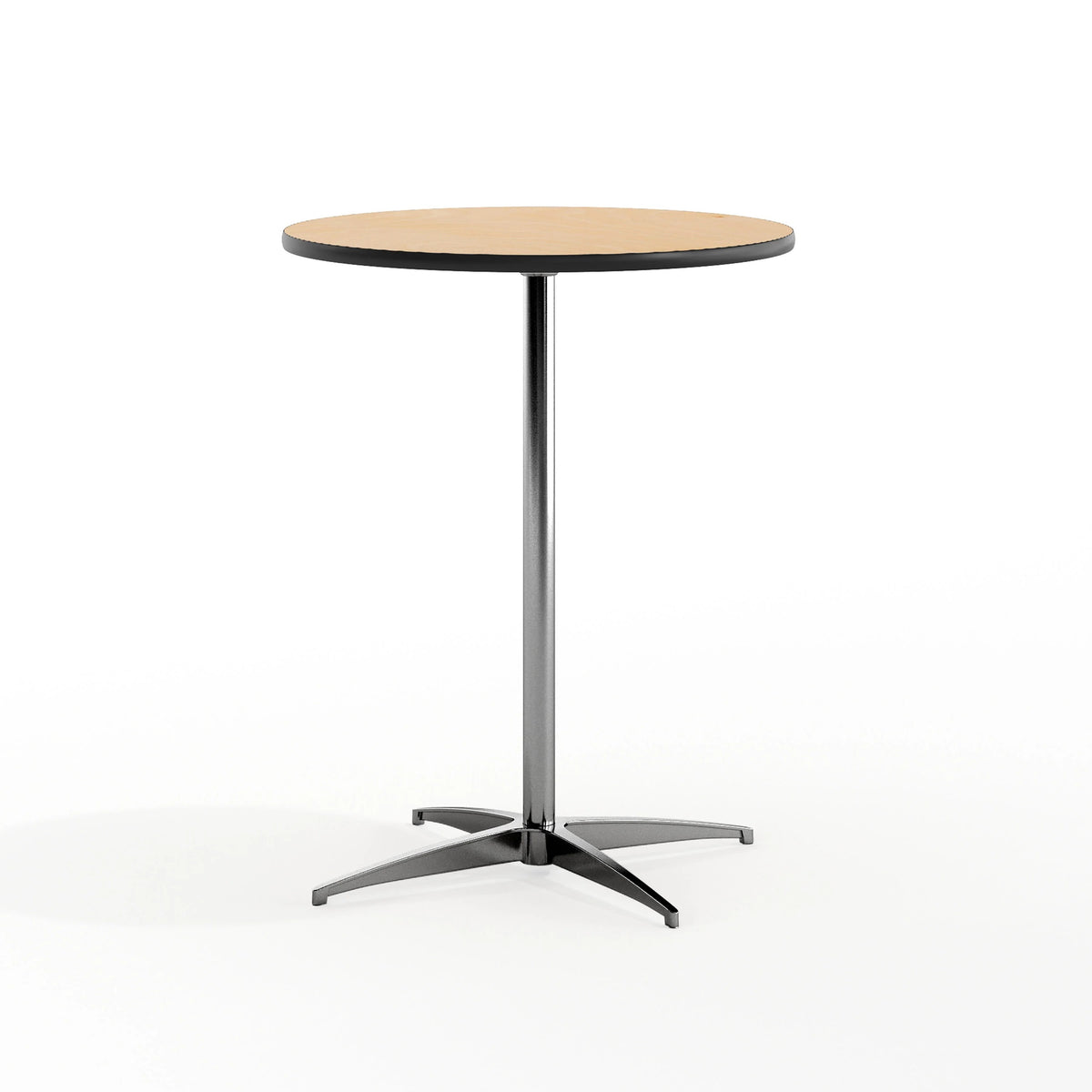 Flash Furniture Cocktail Table, 30 - 42" High, Beige - 24"