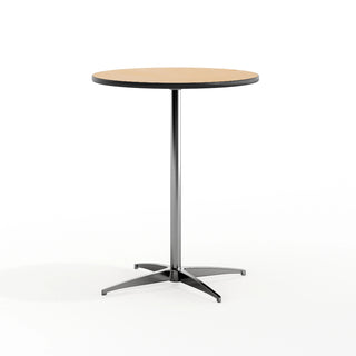 Flash Furniture Cocktail Table, 30 - 42" High, Beige - 24"