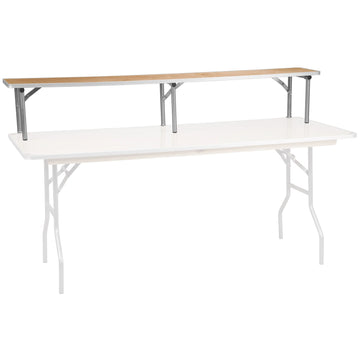 Flash Furniture XA-72-RS-GG Riser, 11 3/4" x 72", Brown - Default Title