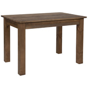 Flash Furniture XA-F Table, 30" High, Brown - 46"