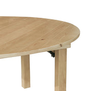 Flash Furniture XA-F-60-RD-GG Wood Folding Table, 60" Diameter, Beige - photo 4