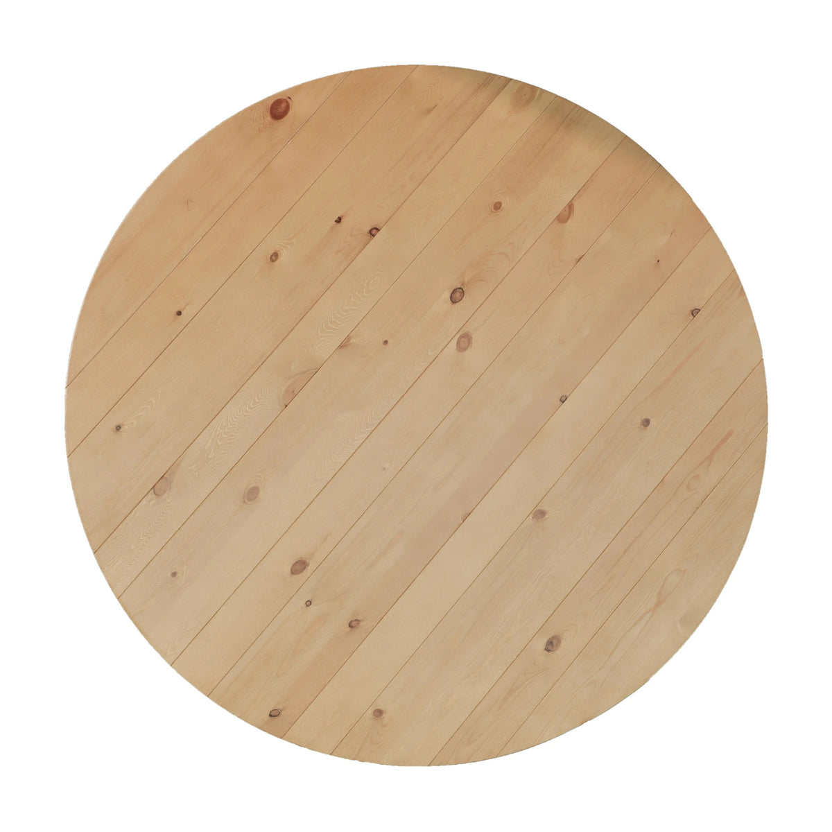 Flash Furniture XA-F-60-RD-GG Wood Folding Table, 60" Diameter, Beige - photo 7