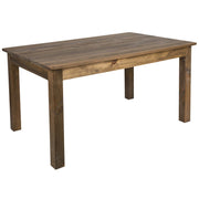 Flash Furniture XA-F Table, 30" High, Brown - 60"