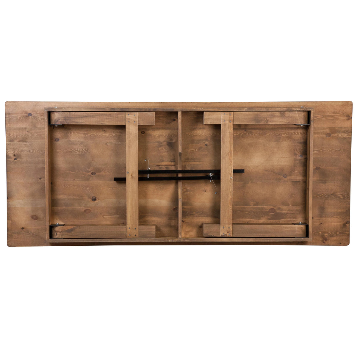 Flash Furniture XA-FARM Table, 40" x 96", Brown - photo 8