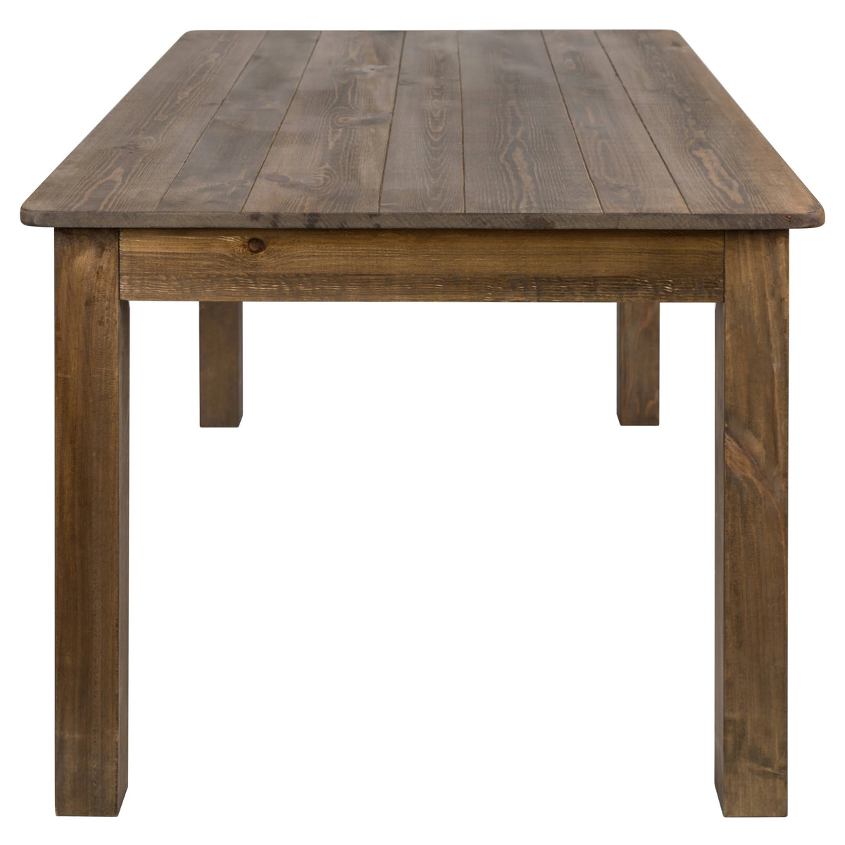 Flash Furniture XA-FARM-19-GG Table, 38" x 60", Brown - photo 8