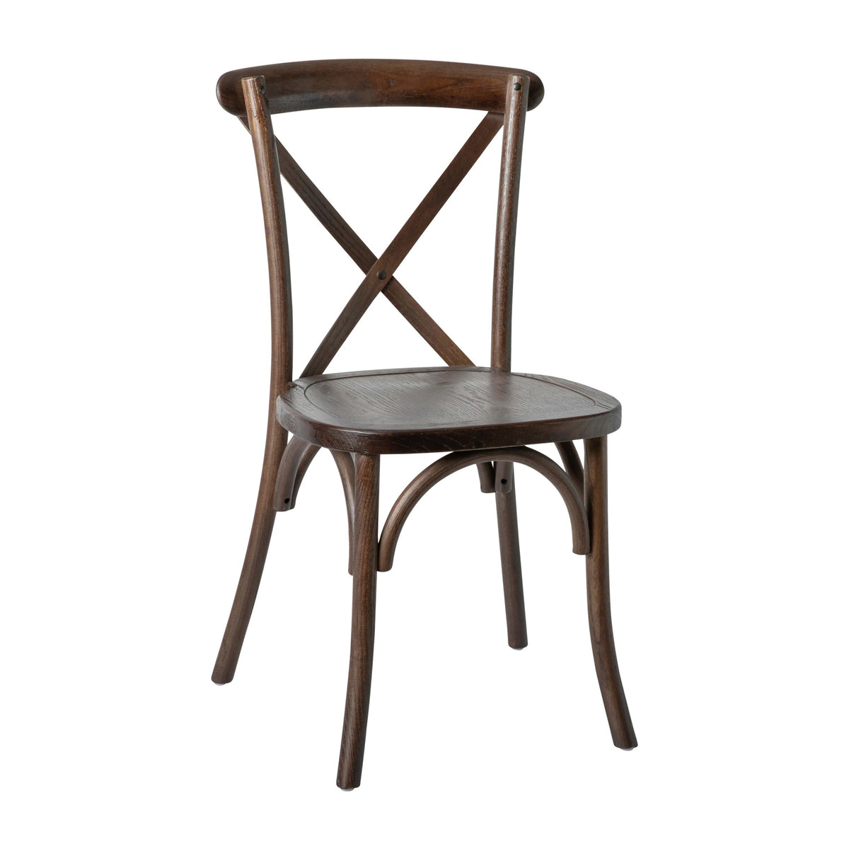 Flash Furniture XU-X Chair, 20 1/4" Wide - Mahogany