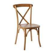 Flash Furniture XU-X Chair, 20 1/4" Wide - Pecan