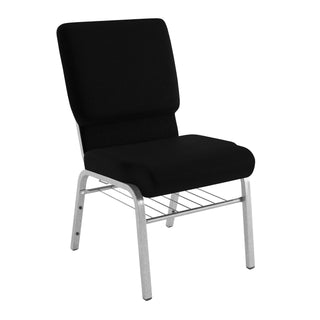 Flash Furniture Church Chair, 18 1/2" Wide - 23" x 32 1/4" / Black
