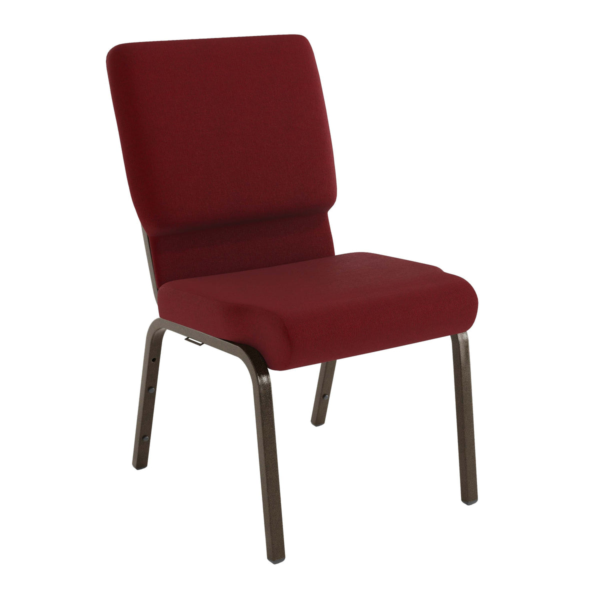 Flash Furniture Church Chair, 18 1/2" Wide - Burgundy