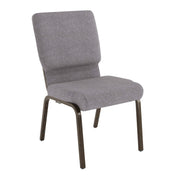 Flash Furniture Church Chair, 18 1/2" Wide - Gray