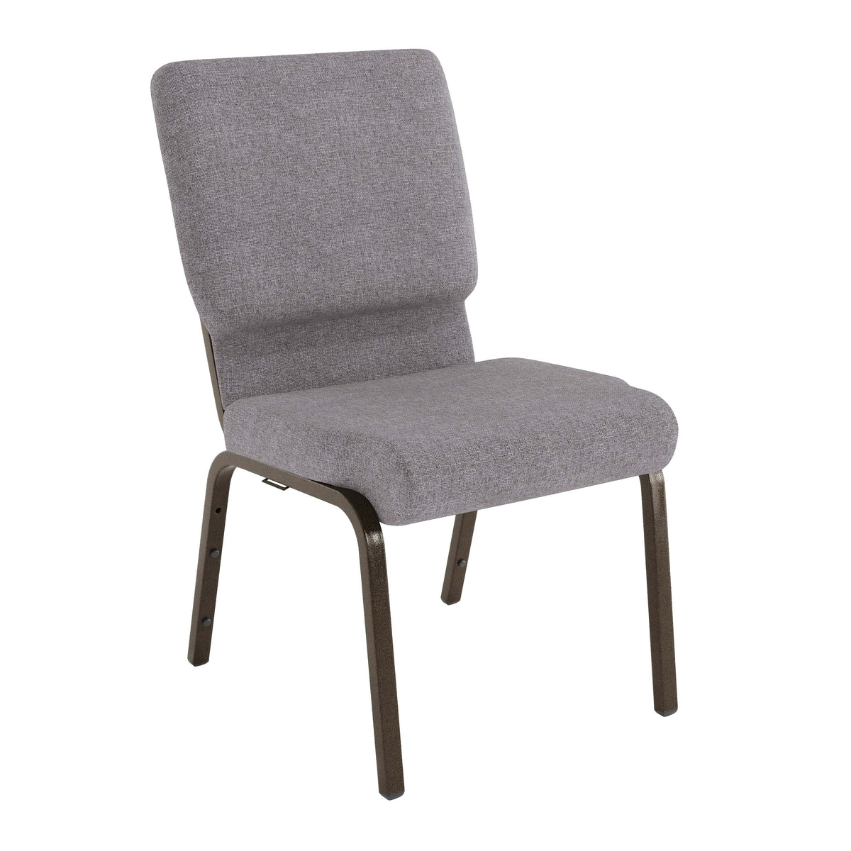 Flash Furniture Church Chair, 18 1/2" Wide - Gray