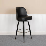Flash Furniture XU-F-125-GG Bar Stool, 18 1/2" Wide, Black - photo 2