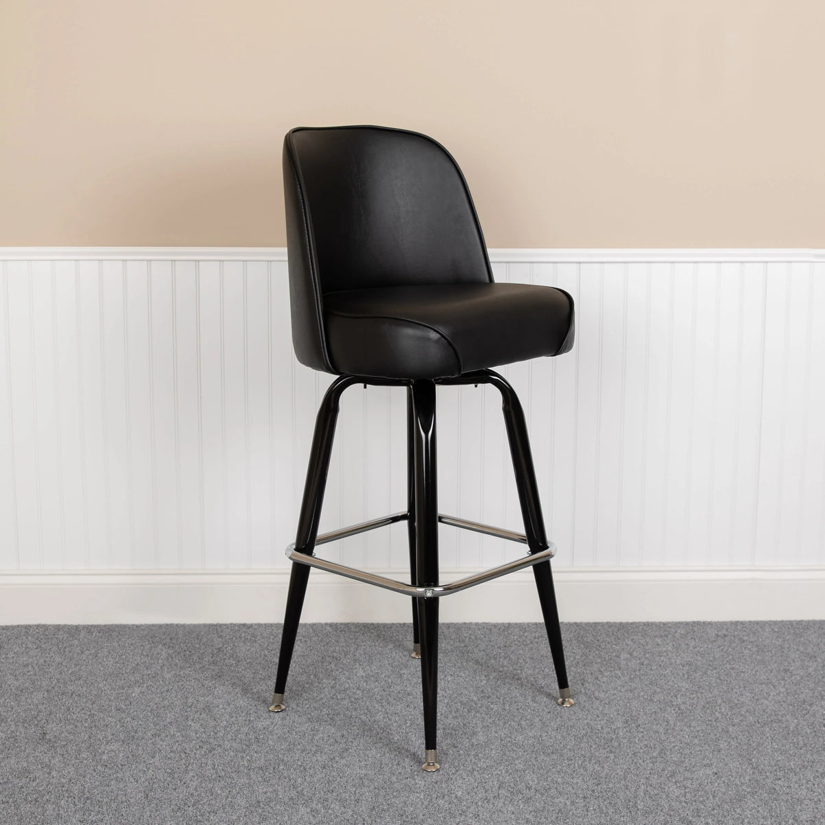 Flash Furniture XU-F-125-GG Bar Stool, 18 1/2" Wide, Black - photo 2
