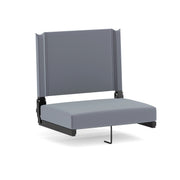 Flash Furniture XU-STA Bleacher Seat, 14" x 18" - Gray