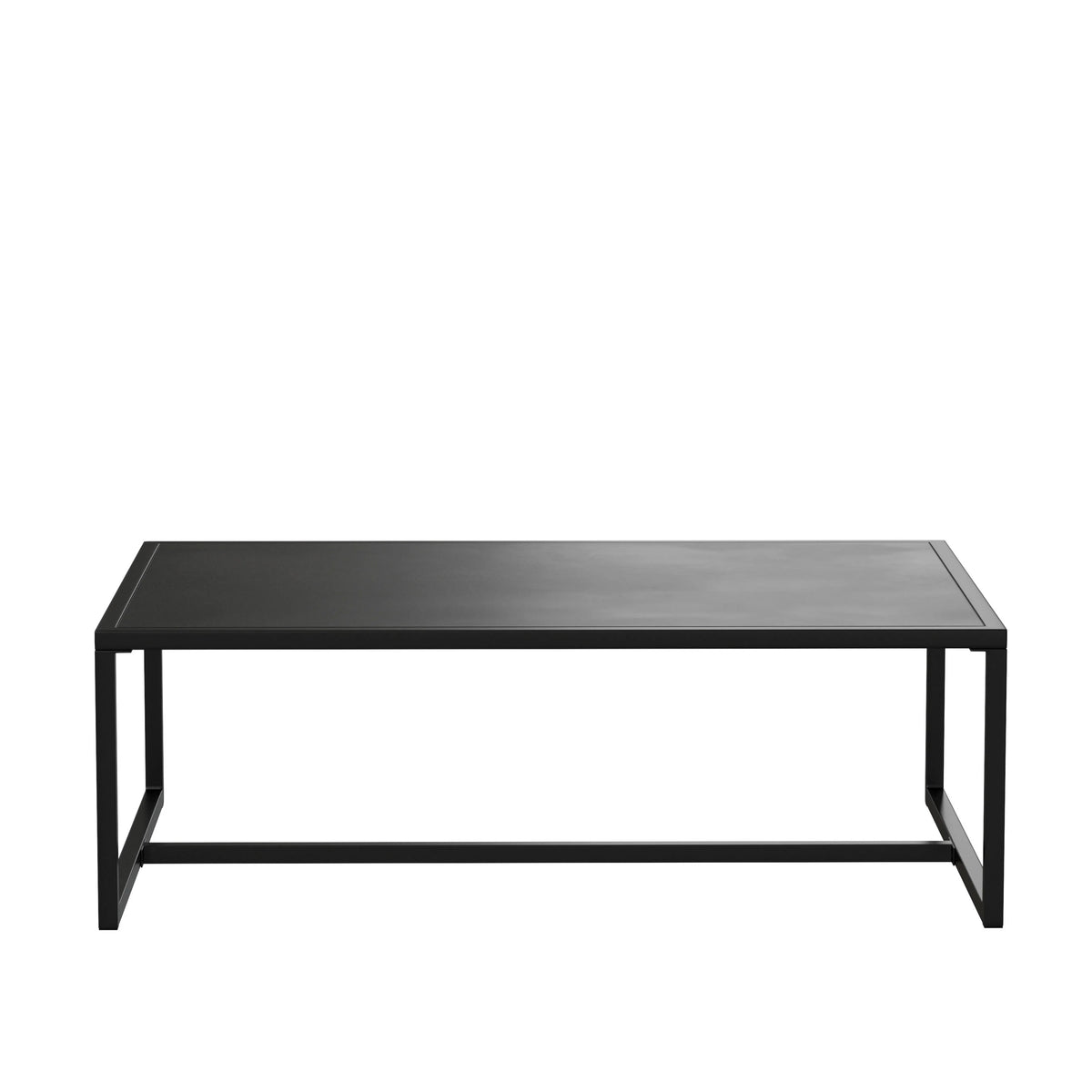 Flash Furniture XU-T6R60USO Steel Coffee Table, 32" x 45", Black - photo 7
