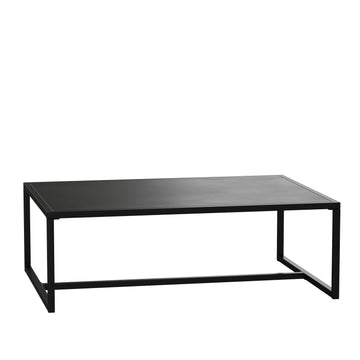 Flash Furniture XU-T6R60USO Steel Coffee Table, 32" x 45", Black - XU-T6R60USO-1T-BK-GG