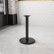 Flash Furniture XU-TR18-SLV-GG Beverly Cast Iron Table Base, 500 lb. Capacity, Silver - photo 2