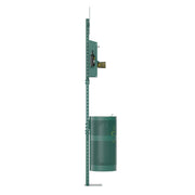 Flash Furniture YAN-XZYO45425-GG Galvanized Steel Station Kit, 11.5 gal., Green - photo 3