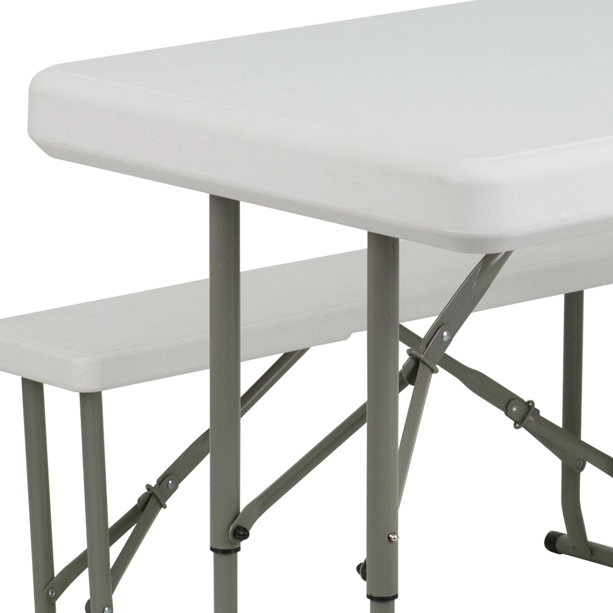 Flash Furniture DAD-YCZ-103-GG Table, 25 1/2" Wide, White - photo 6