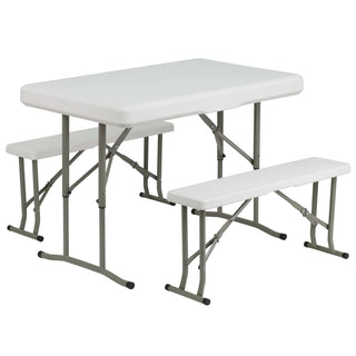 Flash Furniture DAD-YCZ-103-GG Table, 25 1/2" Wide, White - Default Title