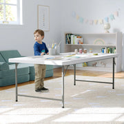 Flash Furniture RB-3060-KID-GG Plastic Folding Table, 29" Wide, White - photo 3