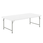 Flash Furniture RB-3060-KID-GG Plastic Folding Table, 29" Wide, White - Default Title