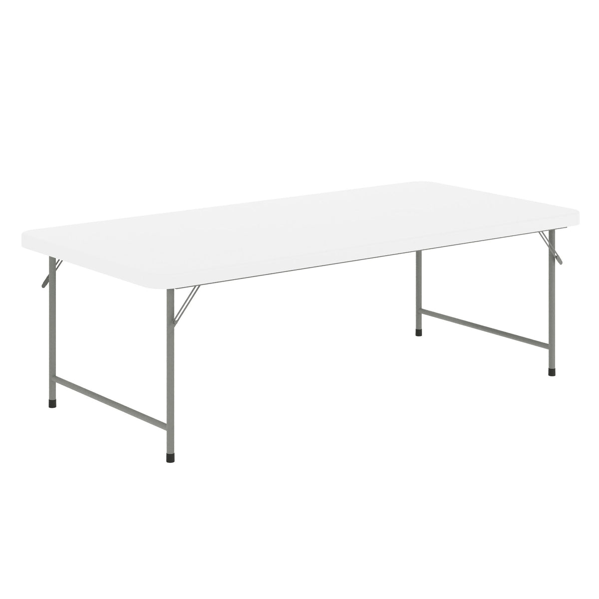 Flash Furniture RB-3060-KID-GG Plastic Folding Table, 29" Wide, White - Default Title