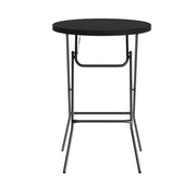 Flash Furniture DAD-YCZ-80R-2-BAR-GW-GG Folding Table, 31 1/4" Diameter, White - photo 7