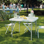Flash Furniture DAD-YCZ-86-GG Folding Table, 34 1/2" x 34 1/2", White - photo 2