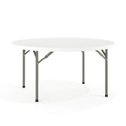 Flash Furniture DAD-YCZ Folding Table, White - 59 3/4"