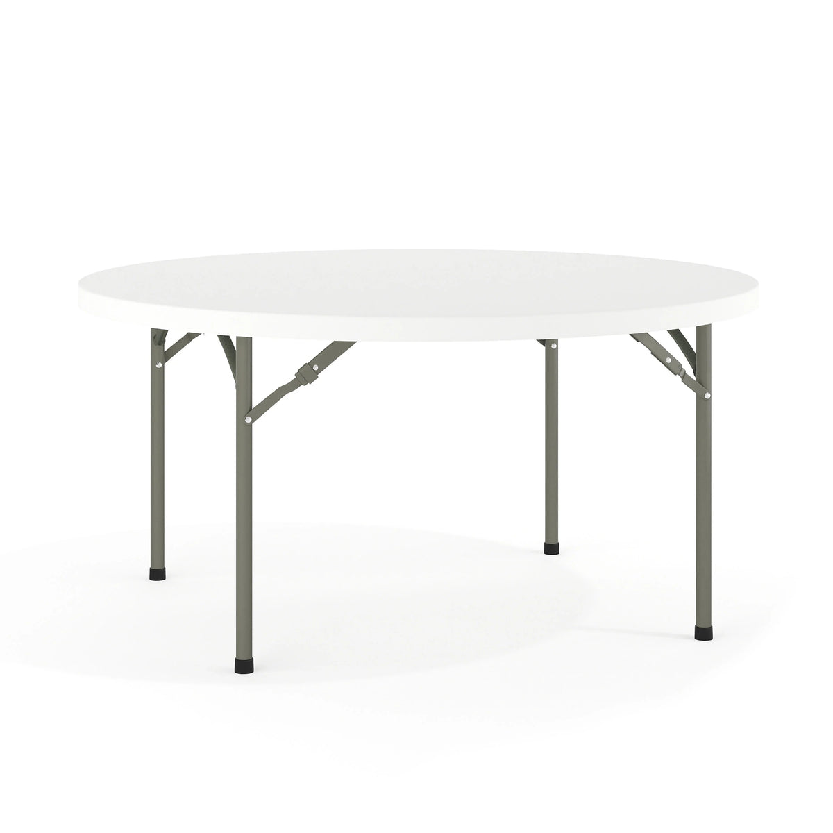 Flash Furniture DAD-YCZ Folding Table, White - 59 3/4"