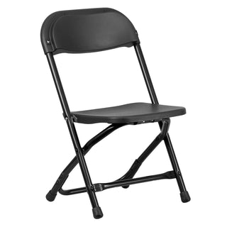 Flash Furniture Y-KID Plastic Chair, 13" x 14" - Black