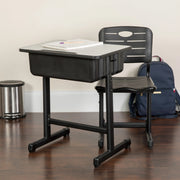 Flash Furniture YU-YCX-046-09010-GG Chair, 23 5/8" x 17 3/4", Black - photo 2