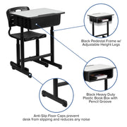 Flash Furniture YU-YCX-046-09010-GG Chair, 23 5/8" x 17 3/4", Black - photo 3
