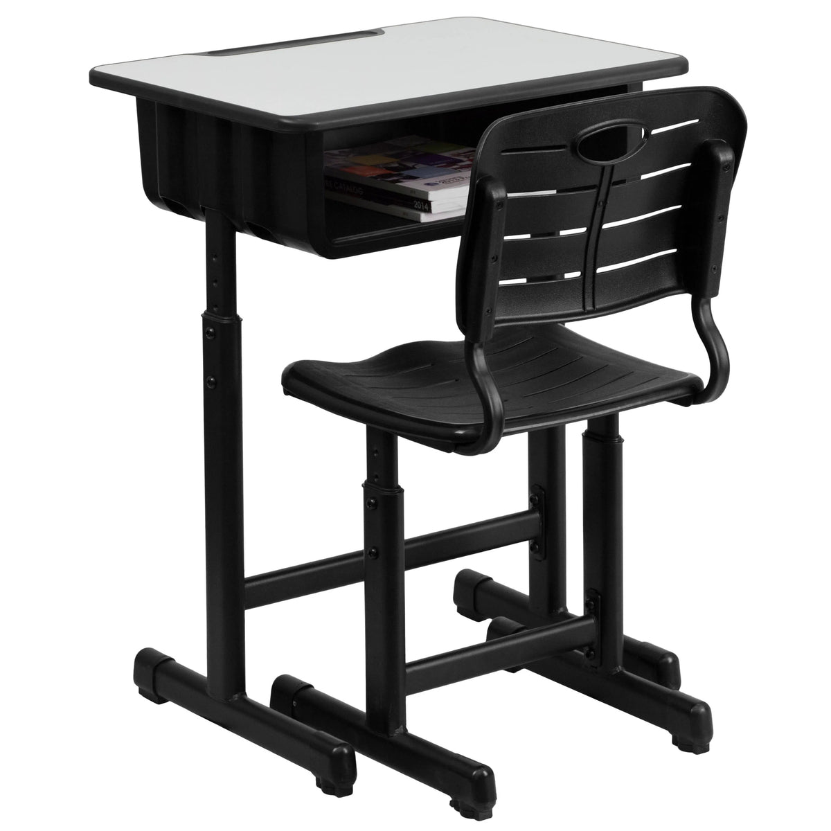 Flash Furniture YU-YCX-046-09010-GG Chair, 23 5/8" x 17 3/4", Black - photo 5