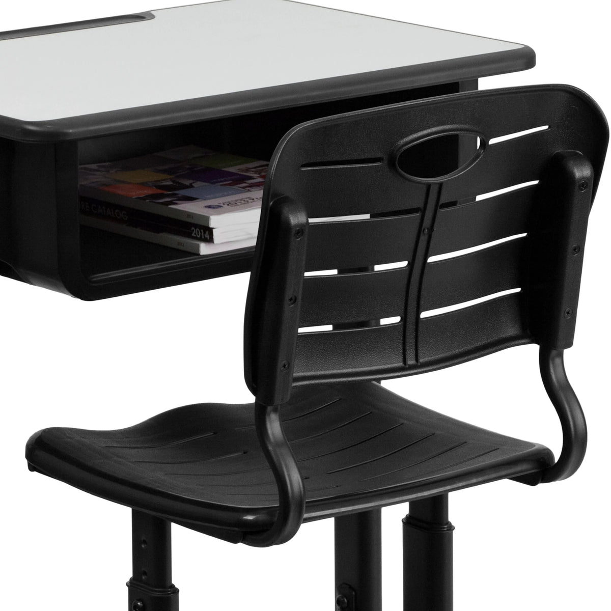 Flash Furniture YU-YCX-046-09010-GG Chair, 23 5/8" x 17 3/4", Black - photo 6