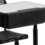 Flash Furniture YU-YCX-046-09010-GG Chair, 23 5/8" x 17 3/4", Black - photo 9