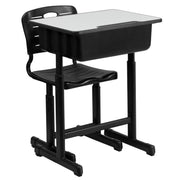 Flash Furniture YU-YCX-046-09010-GG Chair, 23 5/8" x 17 3/4", Black - Default Title