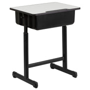 Flash Furniture YU-YCY-046-GG Desk, 23 5/8" x 17 3/4", Black - photo 3