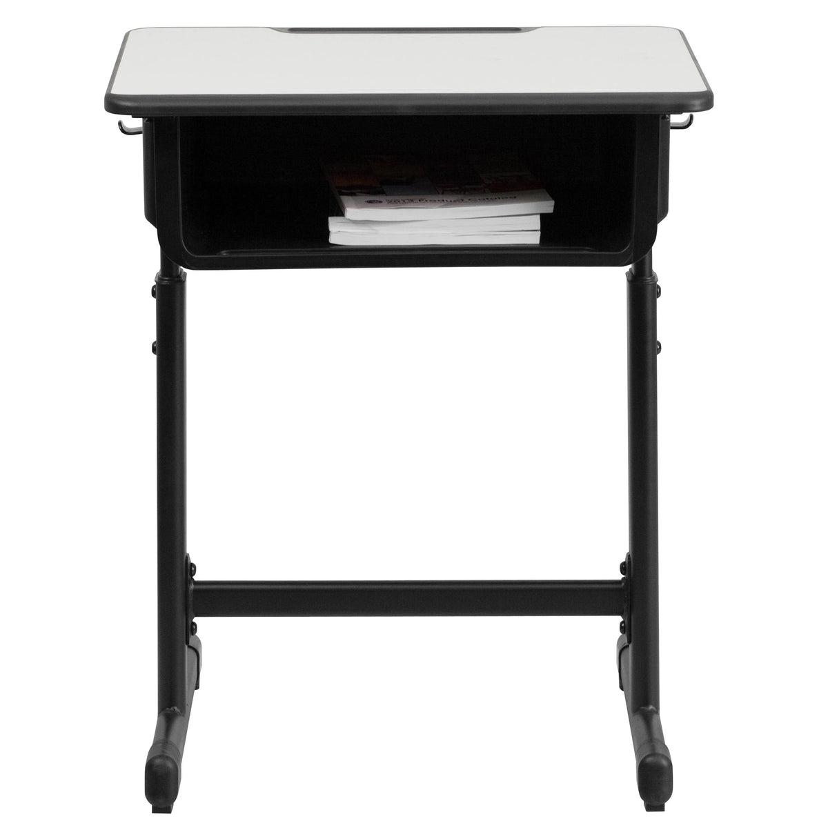 Flash Furniture YU-YCY-046-GG Desk, 23 5/8" x 17 3/4", Black - photo 6