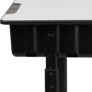 Flash Furniture YU-YCY-046-GG Desk, 23 5/8" x 17 3/4", Black - photo 7