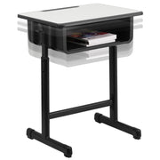 Flash Furniture YU-YCY-046-GG Desk, 23 5/8" x 17 3/4", Black - photo 8