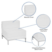 Flash Furniture ZB-IMAG-MIDDLE-GY-GG Chair, 28" Wide, Gray - photo 2