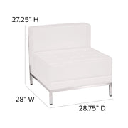 Flash Furniture ZB-IMAG-MIDDLE-GY-GG Chair, 28" Wide, Gray - photo 3